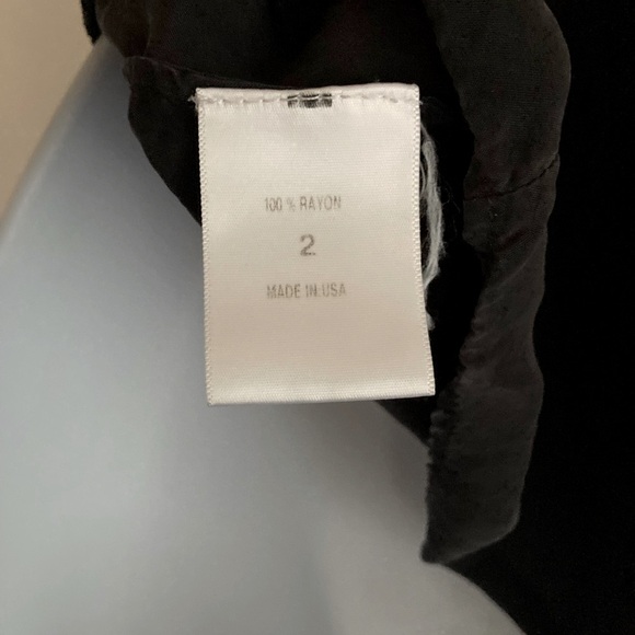 Chop Siouxy Black Rayon Tank. Eco-friendly recycled rayon. Made in LA. Size 2 - Picture 5 of 7